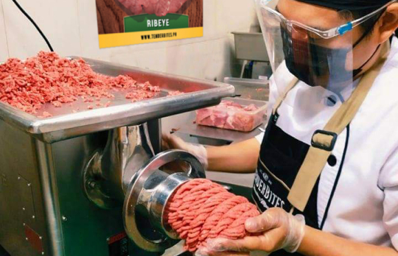 TenderBites Staff Ground Beef Grinding